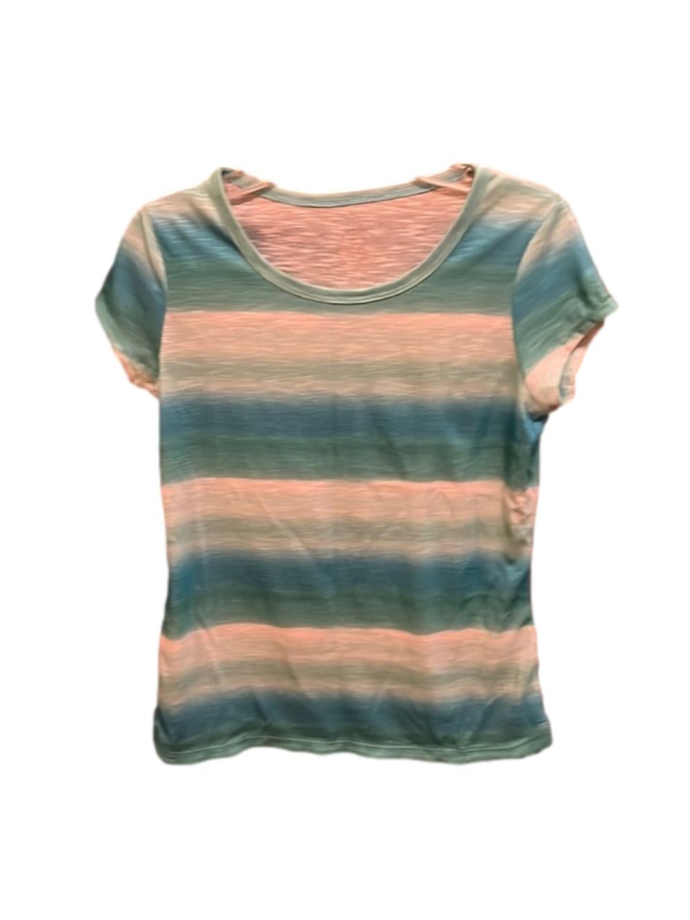 SO Aqua Striped Tee Shirt